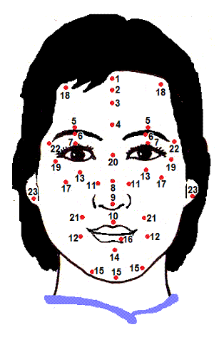 Chinese Facial Mole Reading